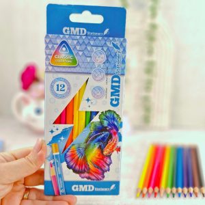 مداد رنگی GMD کلاسیک جعبه مقوایی 12 عددی 9402-12 کد B-89